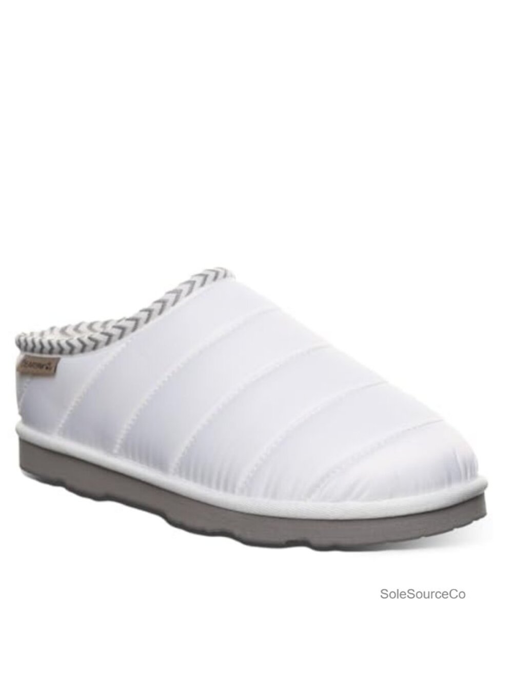 Quilted Suede Slippers Wool Lined Indoor Outdoor